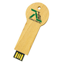 USB Wooden Key Round