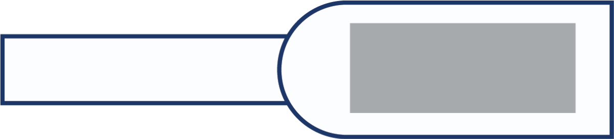 Slip USB drive branding area